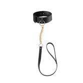 MAZE Kunstleren Halsband Met Riem - PlayForFun